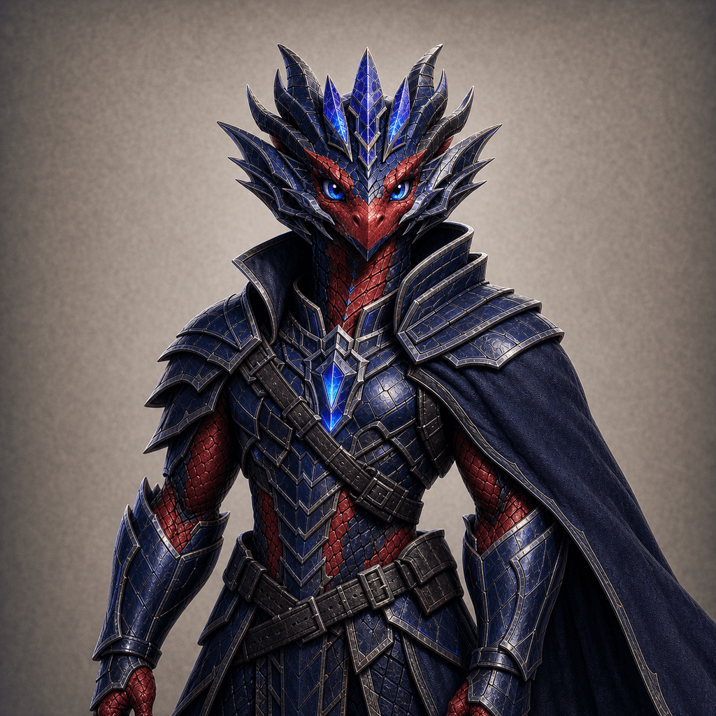 Crimson Orbital Wyrm 001, Stockmon #001