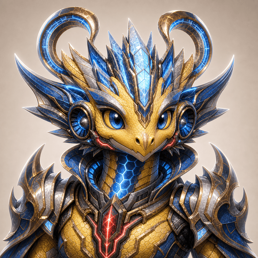 Solar yellow Index Lionwyrm 024, Stockmon #024