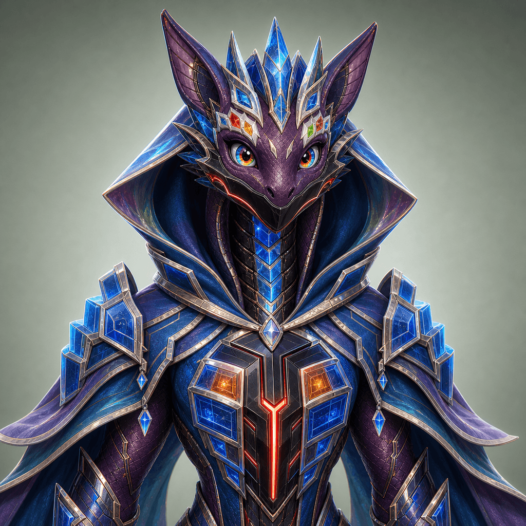 Deep plum Titan Hatchling 045, Stockmon #045