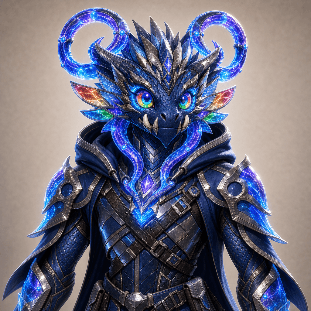 Midnight blue Velocity Raptor 082, Stockmon #082
